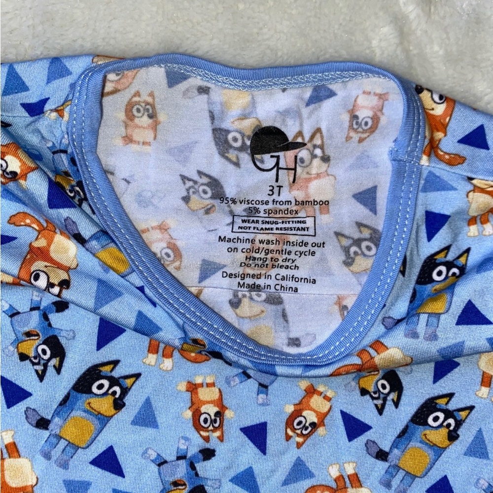 💥SOLD💥George hats Bluey bamboo set - Picture 4 of 5